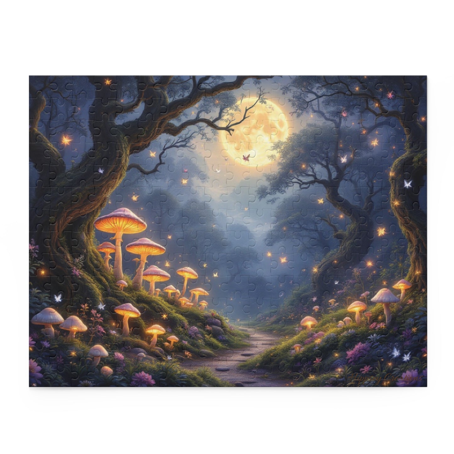 Enchanted Mushroom Puzzle | 120-500 Pieces | Hippsey Creations
