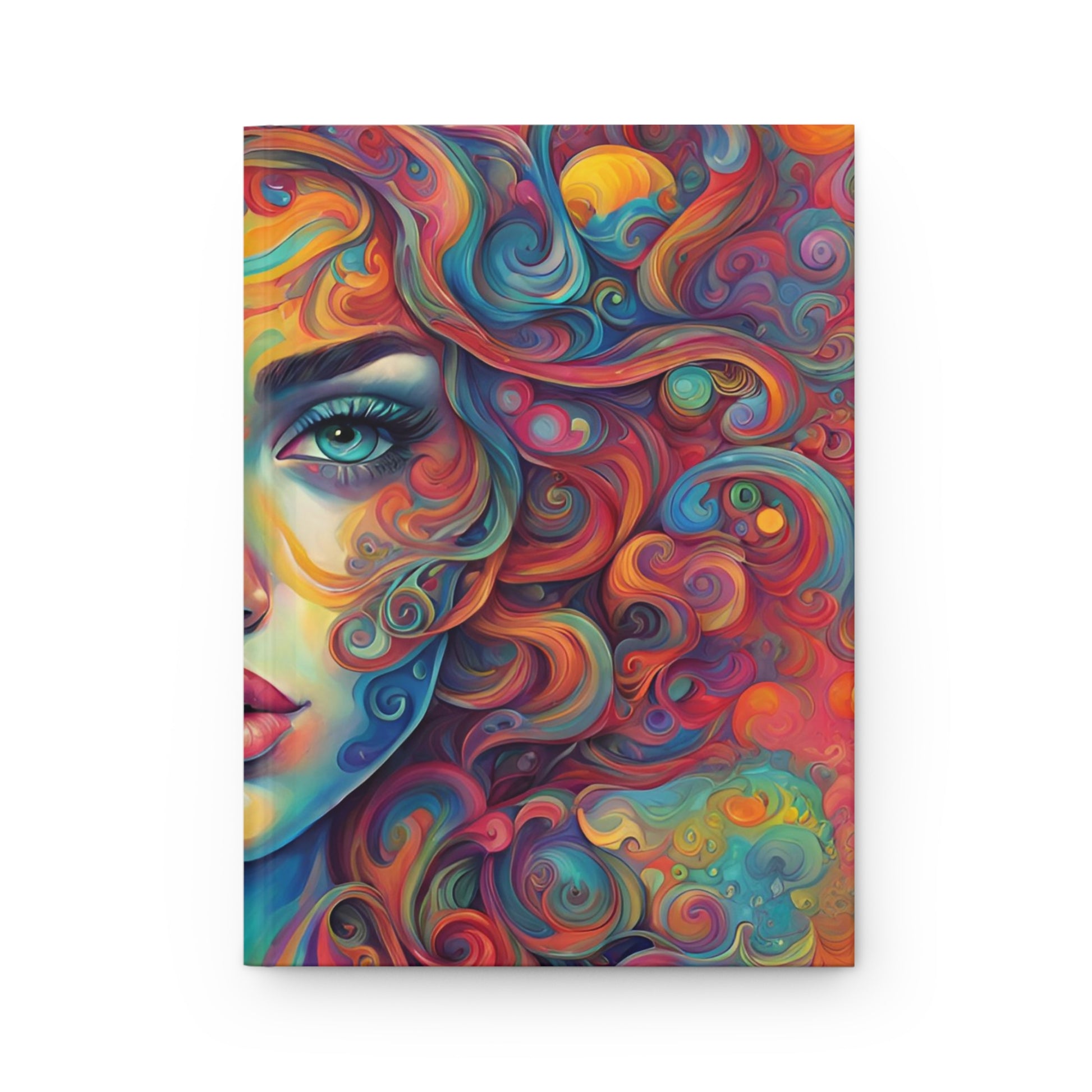 Fusion Whirl Hardcover Journal - Hippsey Creations