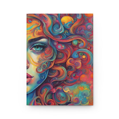 Fusion Whirl Hardcover Journal - Hippsey Creations