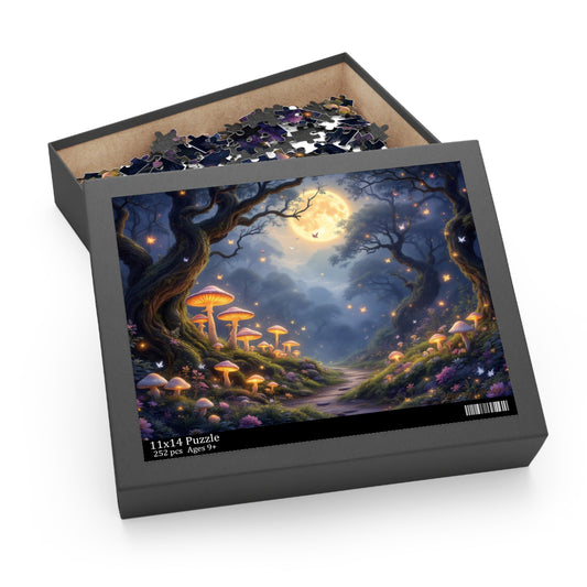 Enchanted Mushroom Puzzle | 120-500 Pieces | Hippsey Creations