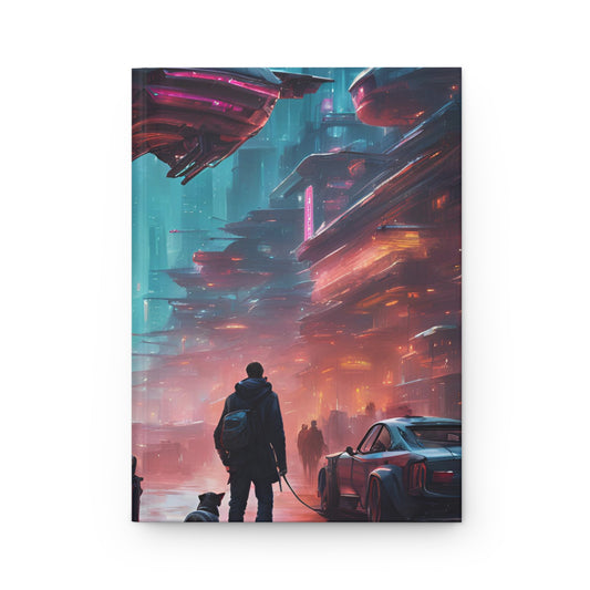 Neon Noir Hardcover Journal