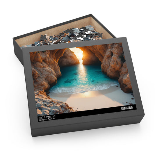 Coastal Sunset Puzzle | 120-500 Pieces | Hippsey Creations