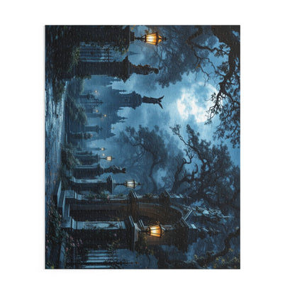 Moonlit Memorial Puzzle | 120-500 Pieces | Hippsey Creations