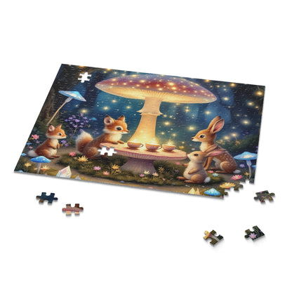 Enchanting Forest Creatures Puzzle | 120-500 Pieces | Hippsey Creations