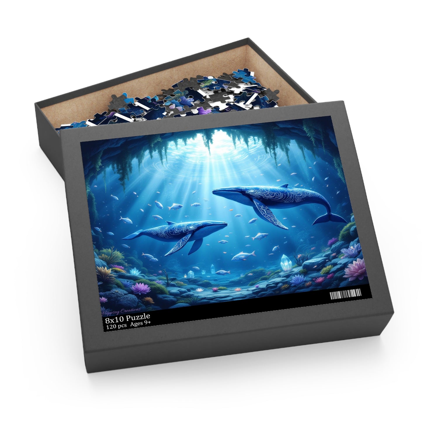 Wise Whales Puzzle | 120-500 Pieces | Hippsey Creations