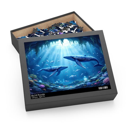 Wise Whales Puzzle | 120-500 Pieces | Hippsey Creations