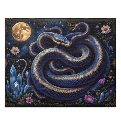 Serpentine Elegance Puzzle | 120-500 Pieces | Hippsey Creations