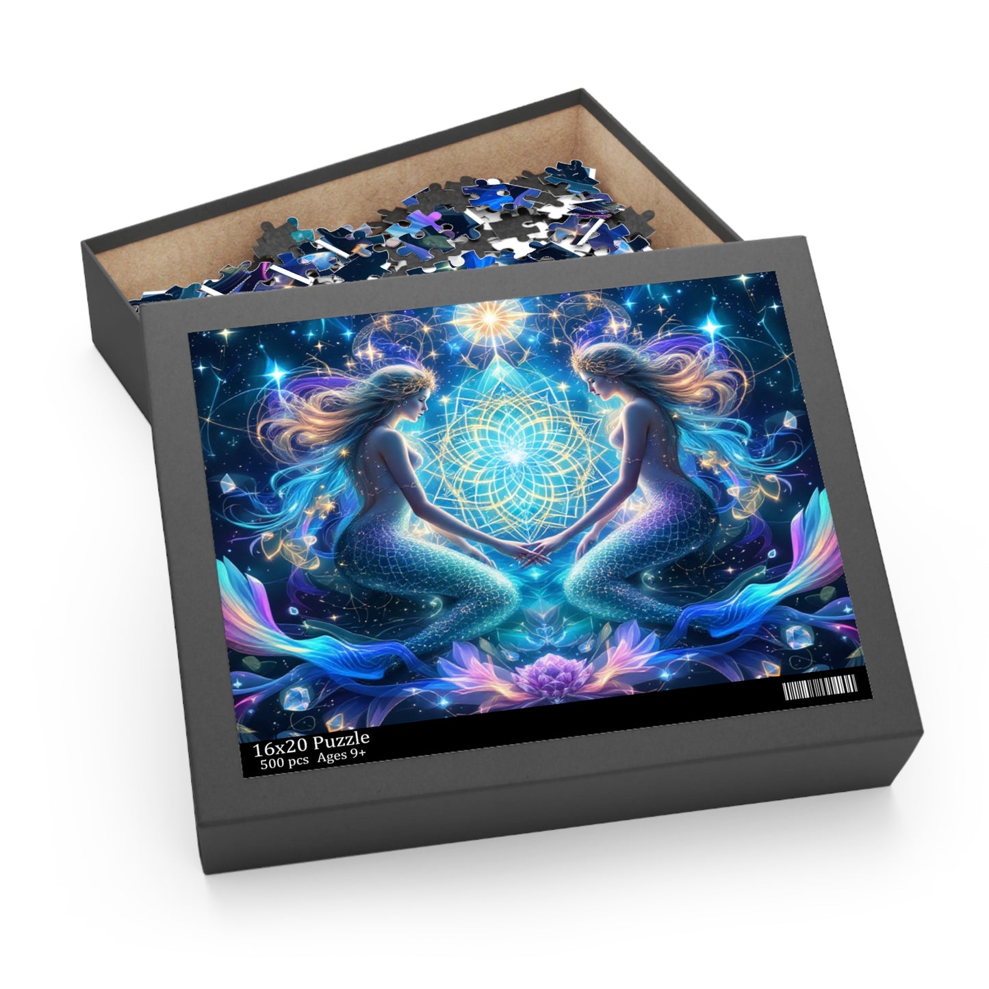 Mermaid Magic Puzzle | 120-500 Pieces | Hippsey Creations