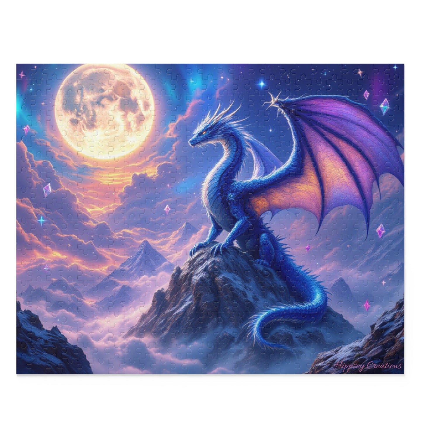 Mystical Dragon Puzzle | 120-500 Pieces | Hippsey Creations