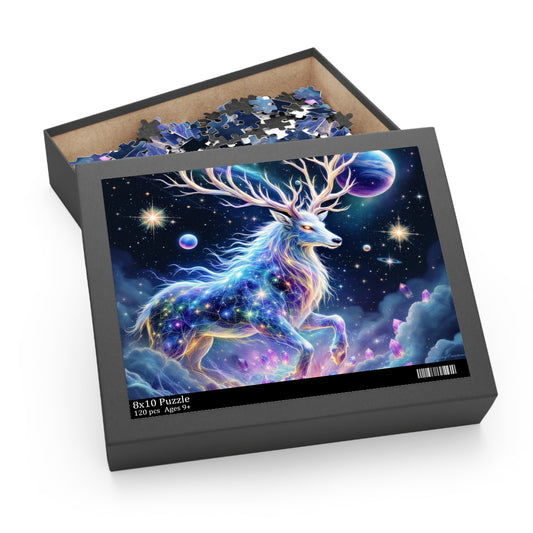 Cosmic Stag Puzzle | 120-500 Pieces | Hippsey Creations