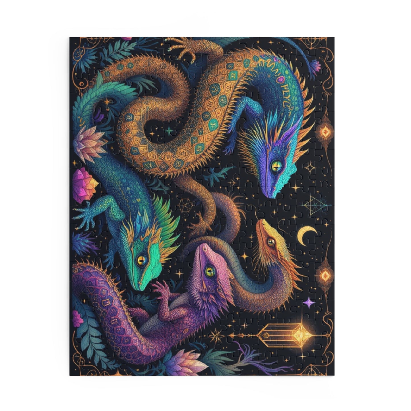 Mystic Lizard Legacy Puzzle | 120-500 Pieces | Hippsey Creations