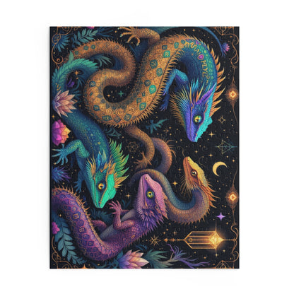 Mystic Lizard Legacy Puzzle | 120-500 Pieces | Hippsey Creations