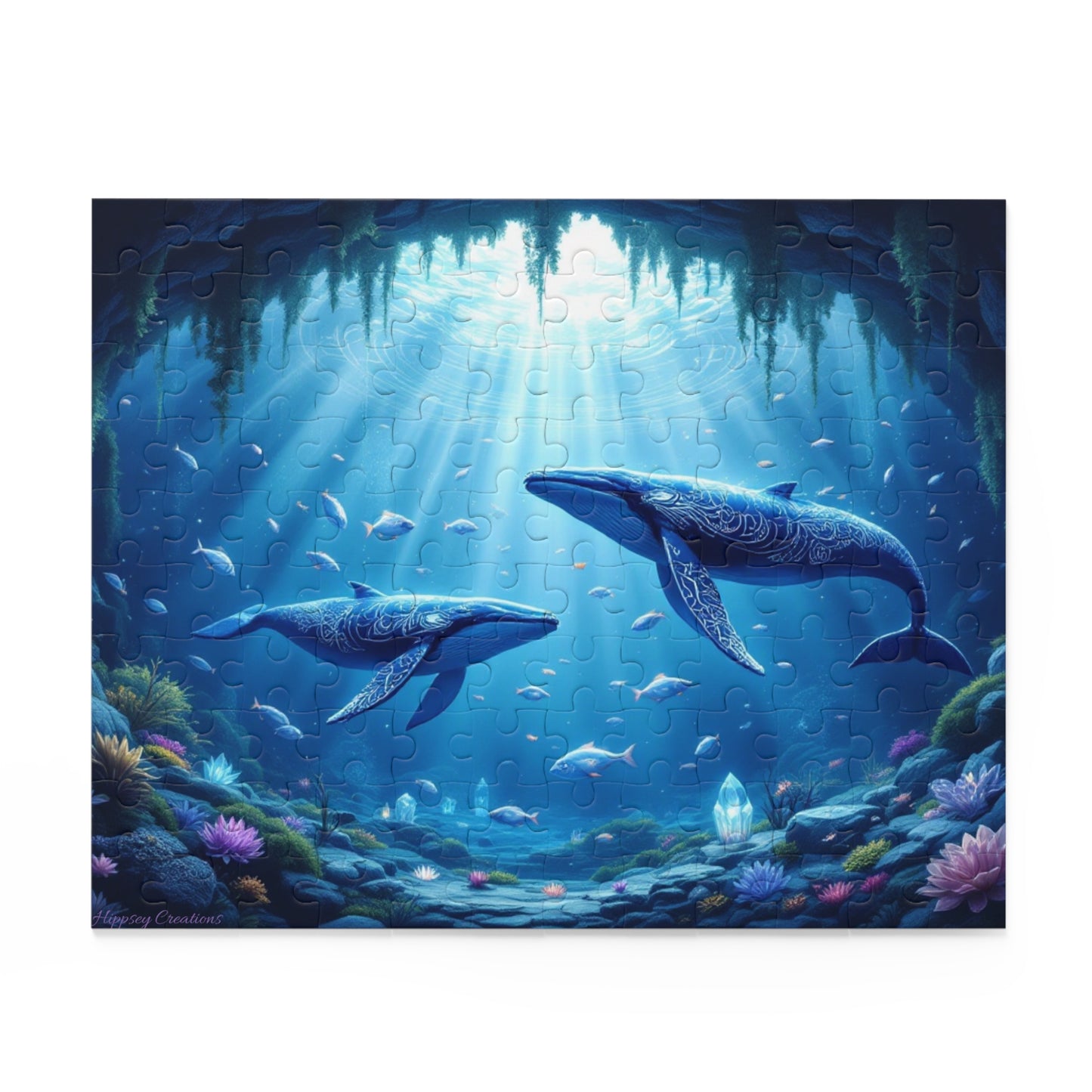 Wise Whales Puzzle | 120-500 Pieces | Hippsey Creations