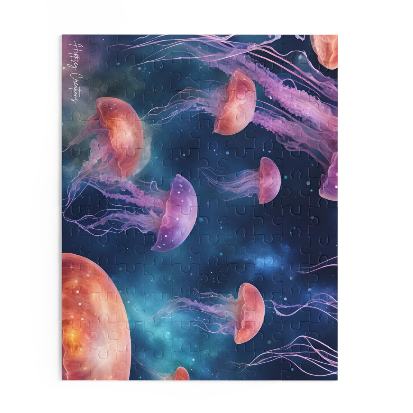 Jellyfish Journey Puzzle | 120-500 Pieces | Hippsey Creations