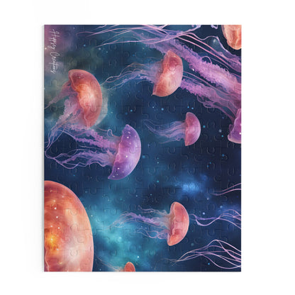 Jellyfish Journey Puzzle | 120-500 Pieces | Hippsey Creations