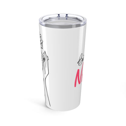 Pink Glam Studio But First Nails Tumbler | 20oz Stainless Steel | Hippsey Creations