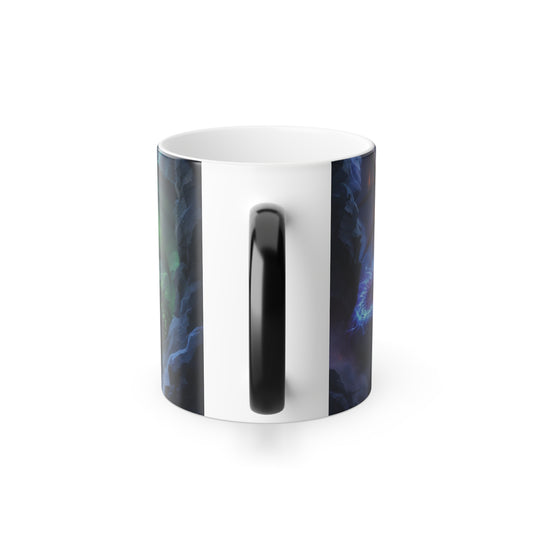 Dragon's Twilight Color-Changing Mug | Enchanted Dreams Collection | Hippsey Creations