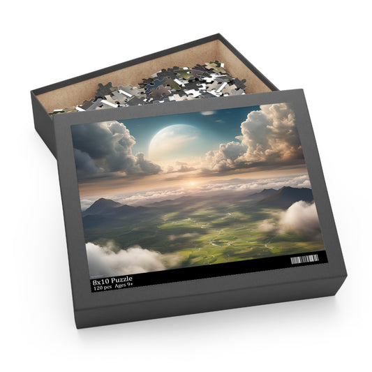Serene Landscape Puzzle | 120-500 Pieces | Hippsey Creations
