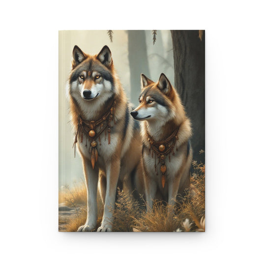 Spirit Wolf Guardian Hardcover Journal | 5x8 150 Pages | Hippsey Creations