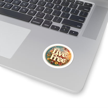 Live Free Sticker | Kiss-Cut Design | Hippsey Creations