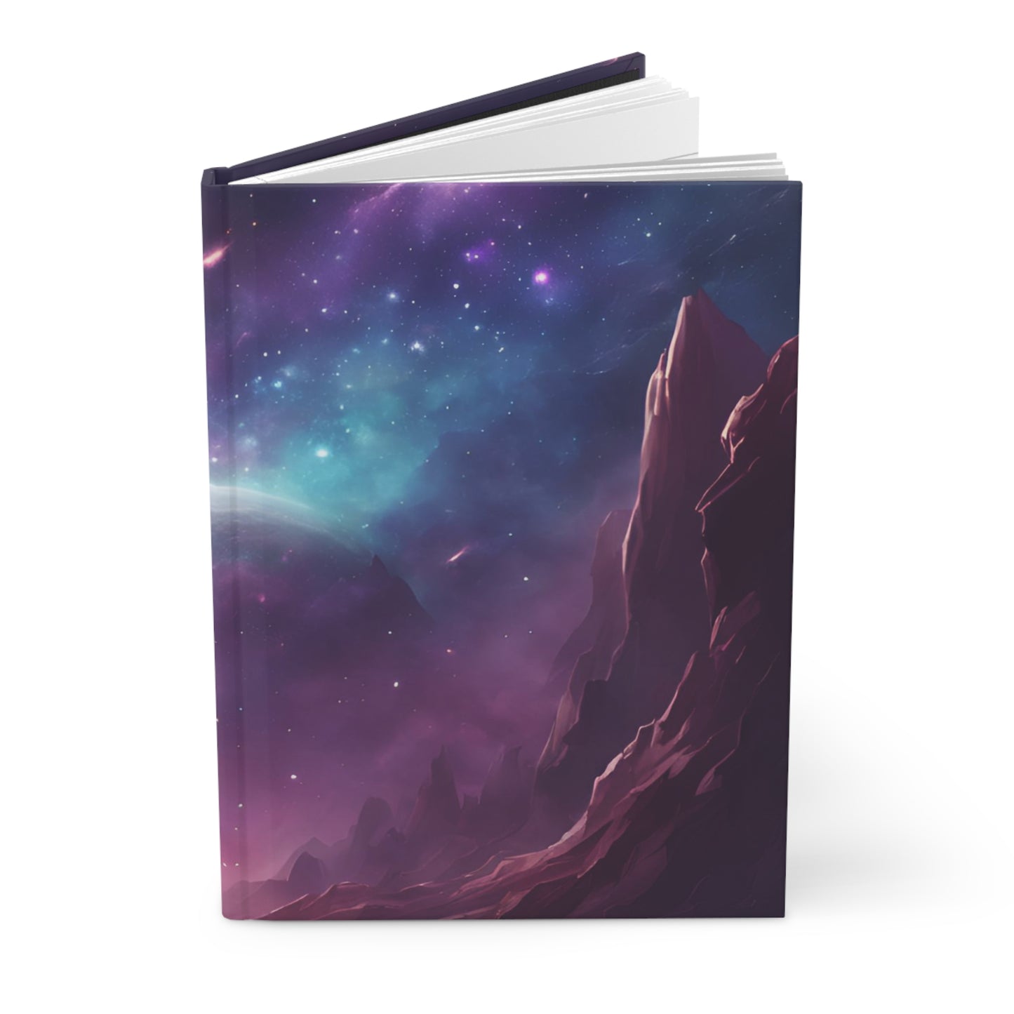 Starlit Reflections Hardcover Journal - Hippsey Creations