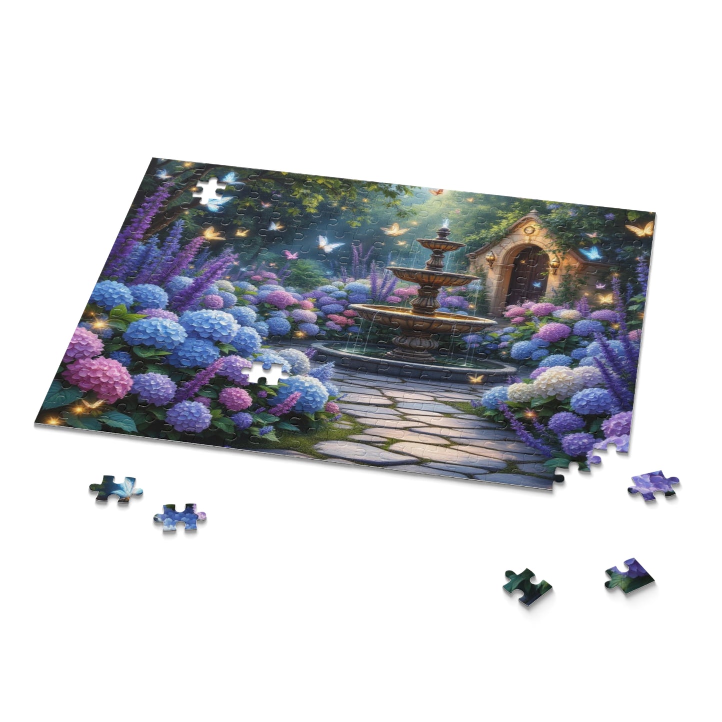 Enchanting Flower Garden Puzzle | 120-500 Pieces | Hippsey Creations