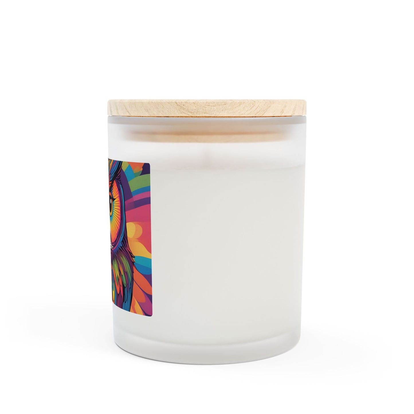 Owl Wisdom Soy Candle | 11oz Frosted Glass | Hippsey Creations