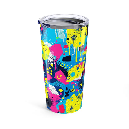Vibrant Abstract Art Tumbler | 20oz Stainless Steel | Hippsey Creations
