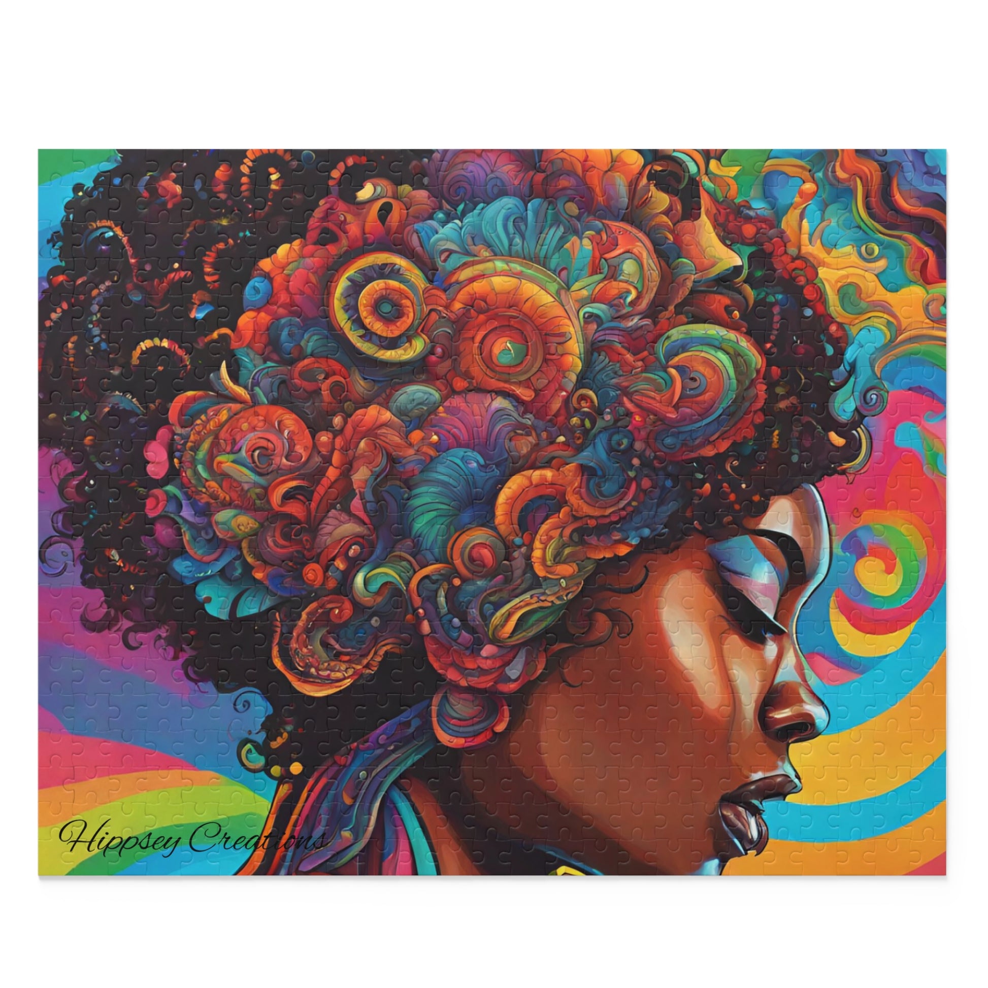 ColorBurst Chronicles Puzzle (120, 252, 500-Piece) - Hippsey Creations