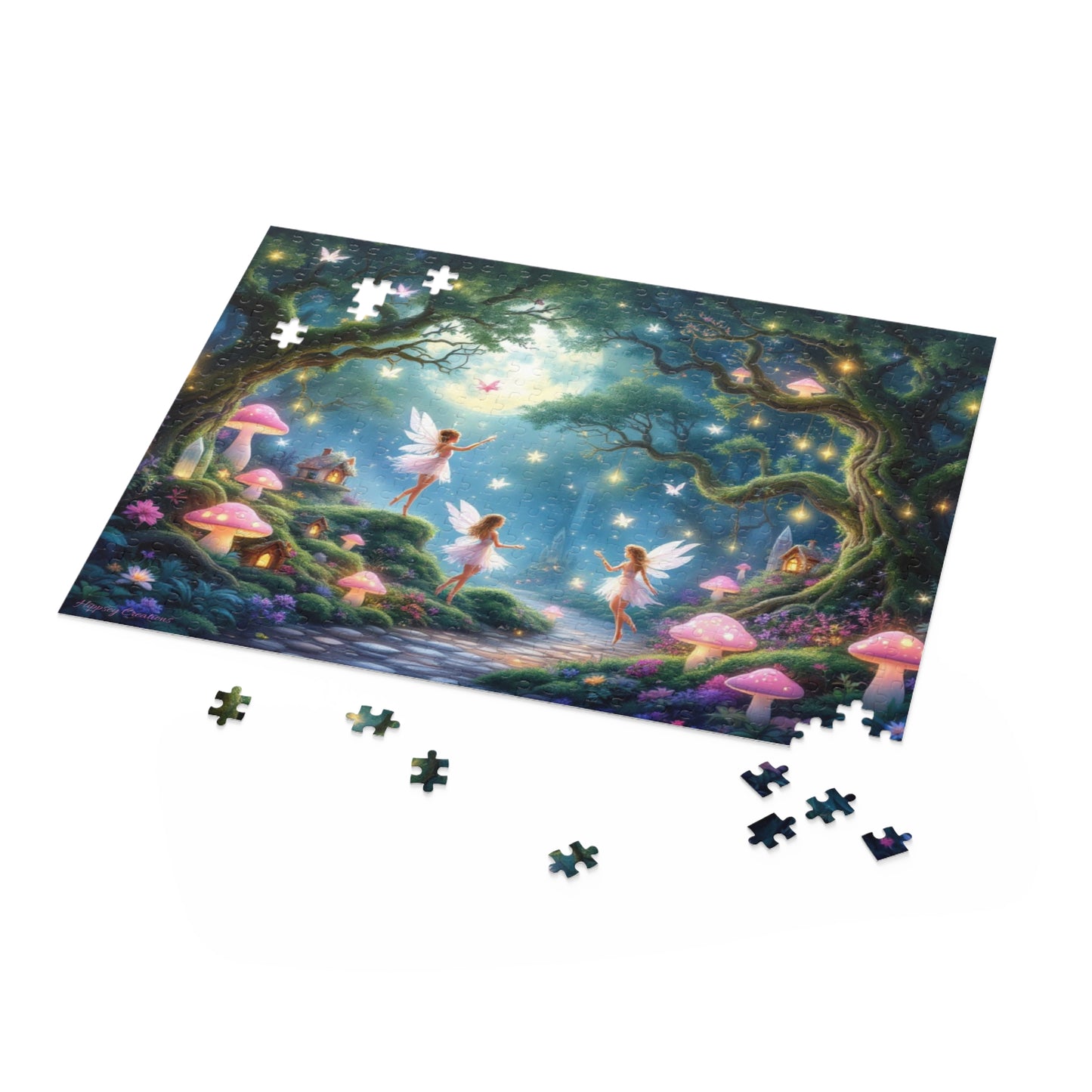 Fairy Garden Puzzle | 120-500 Pieces | Hippsey Creations