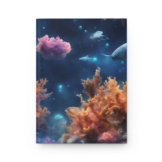 Coral Reflections Hardcover Journal