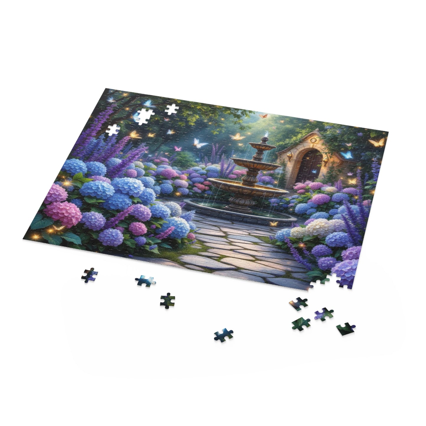 Enchanting Flower Garden Puzzle | 120-500 Pieces | Hippsey Creations
