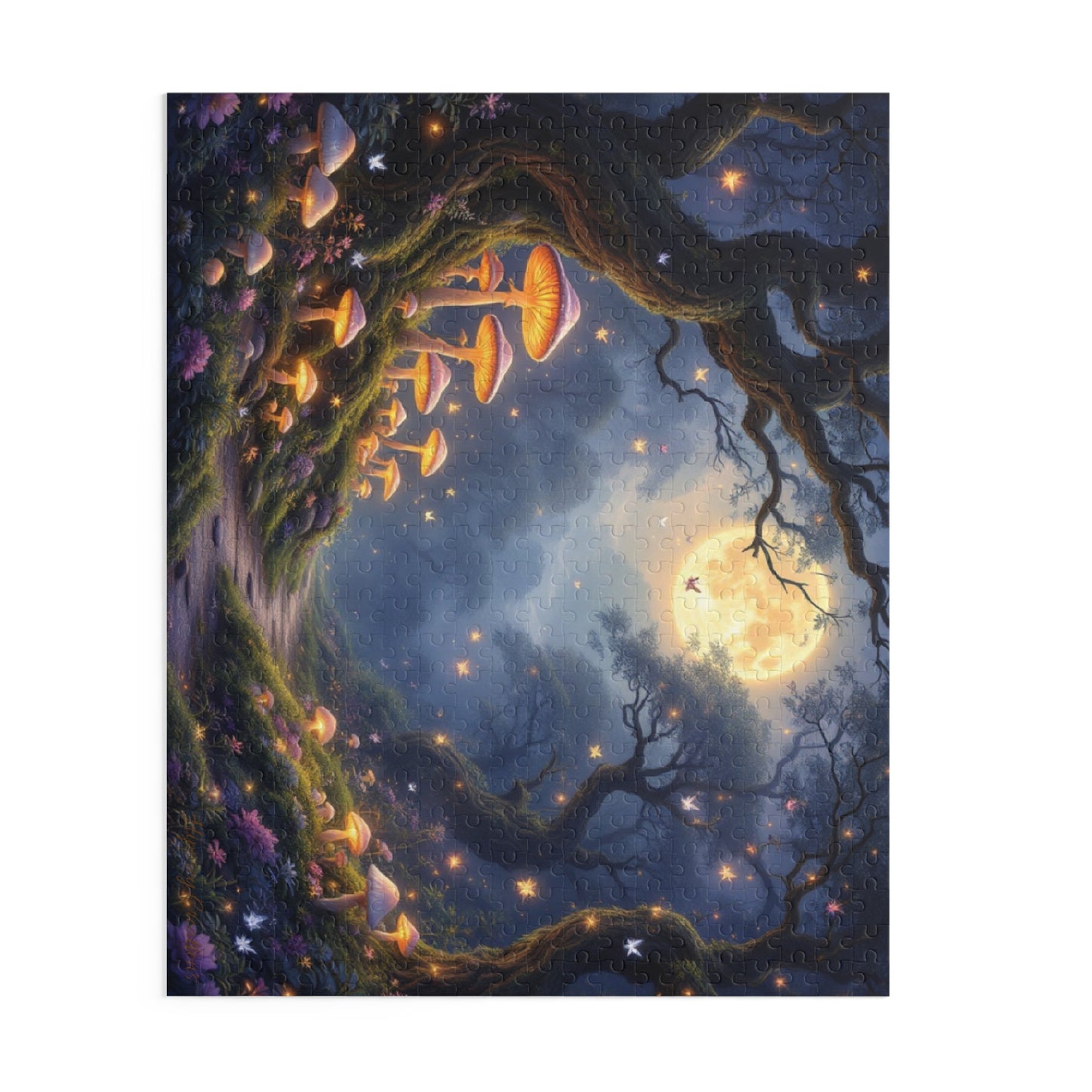 Enchanted Mushroom Puzzle | 120-500 Pieces | Hippsey Creations