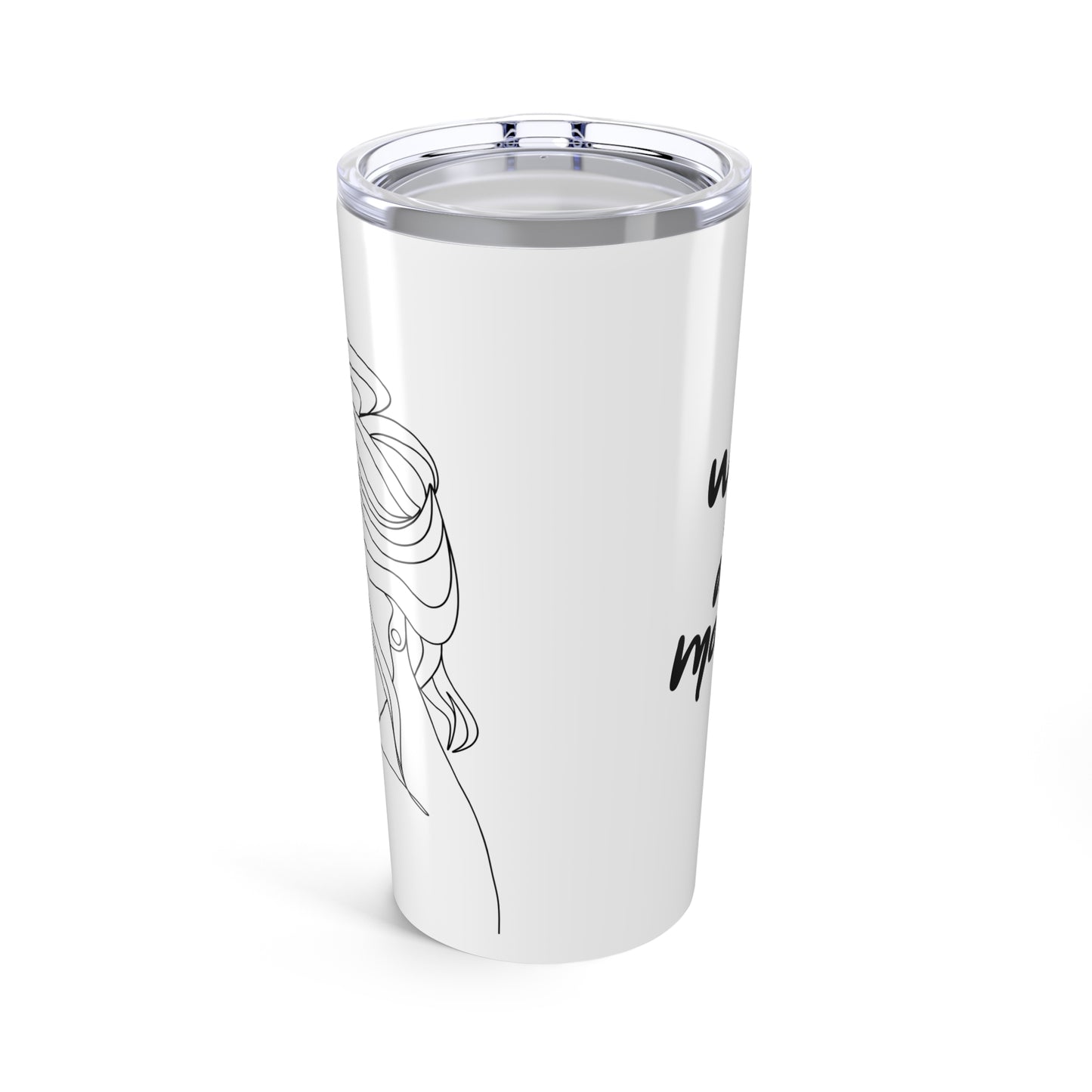 Spa Teal Luxe Wake Up and Make Up Tumbler | 20oz Stainless Steel | Hippsey Creations