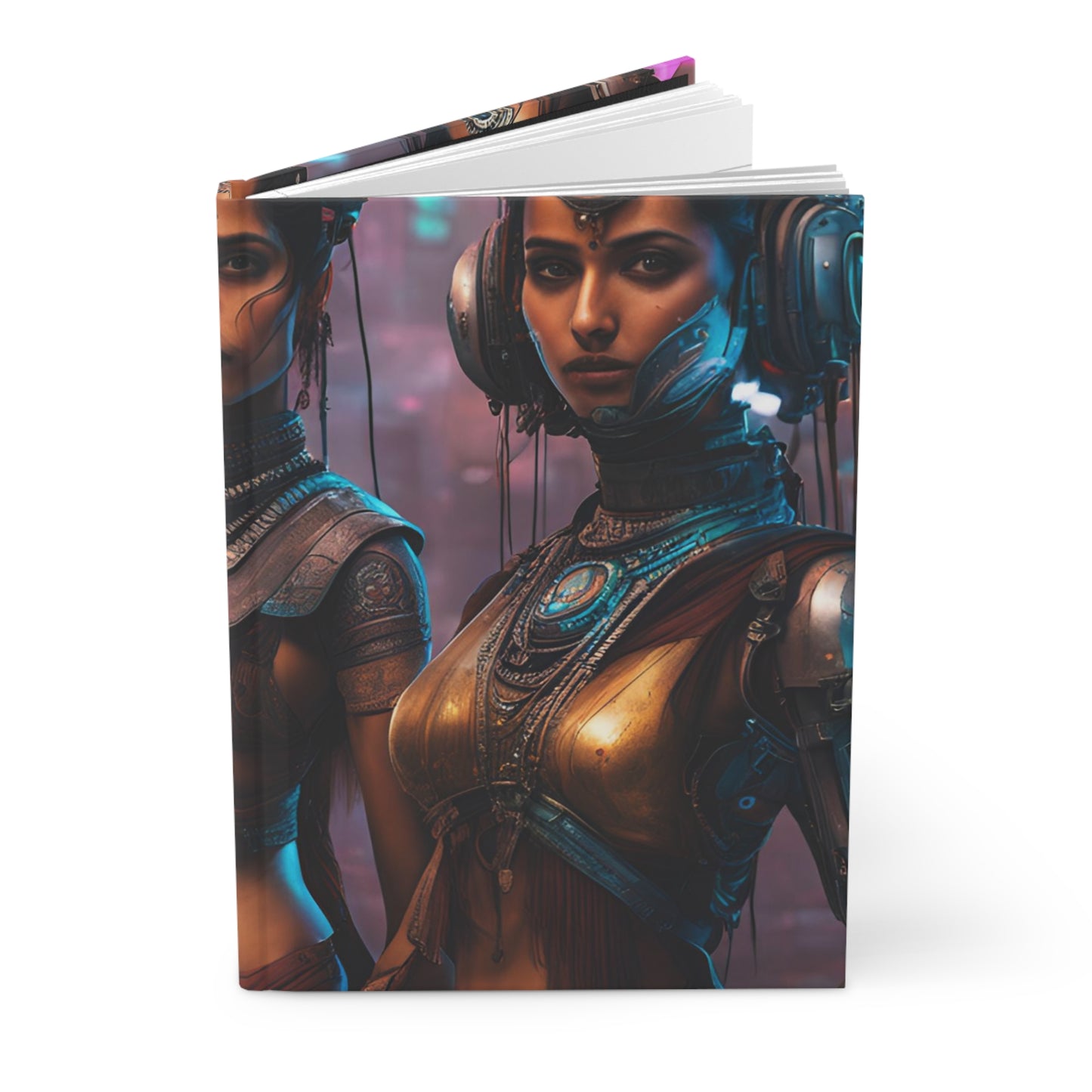 Cyber Femme Hardcover Journal | 5x8 150 Pages | Hippsey Creations