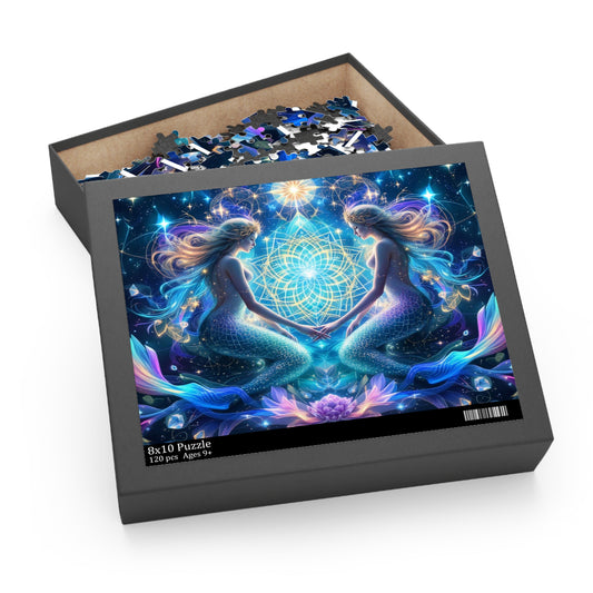 Mermaid Magic Puzzle | 120-500 Pieces | Hippsey Creations