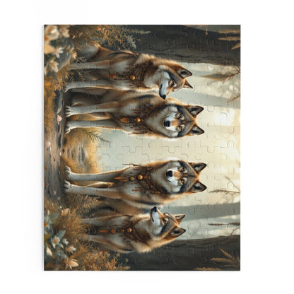 Majestic Wolf Puzzle | 120-500 Pieces | Hippsey Creations