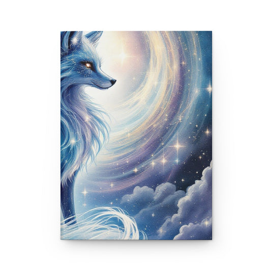 Starlit Fox Spirit Hardcover Journal | 5x8 150 Pages | Hippsey Creations