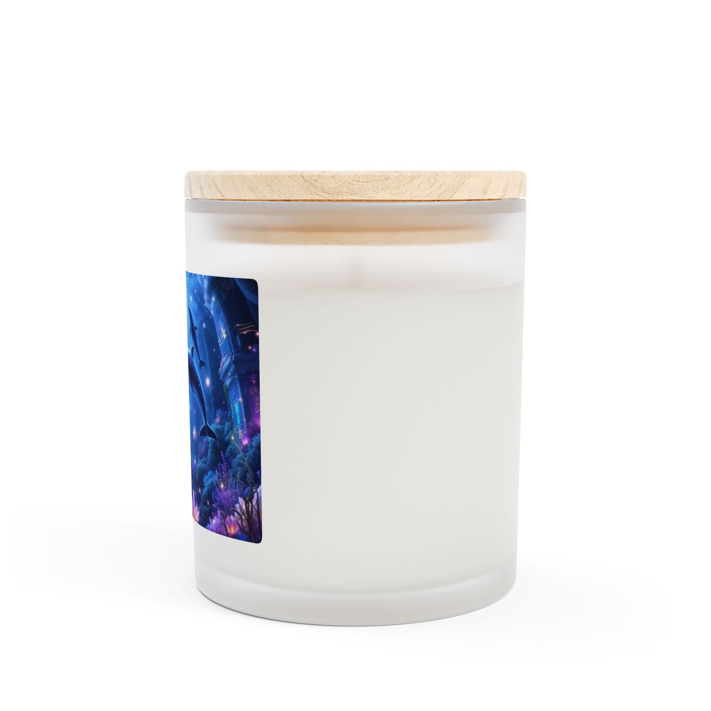 Dolphin Dreams Frosted Glass Candle | 11oz | Hippsey Creations