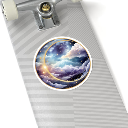 Moonlit Galaxy Sticker | Kiss-Cut Design | Hippsey Creations