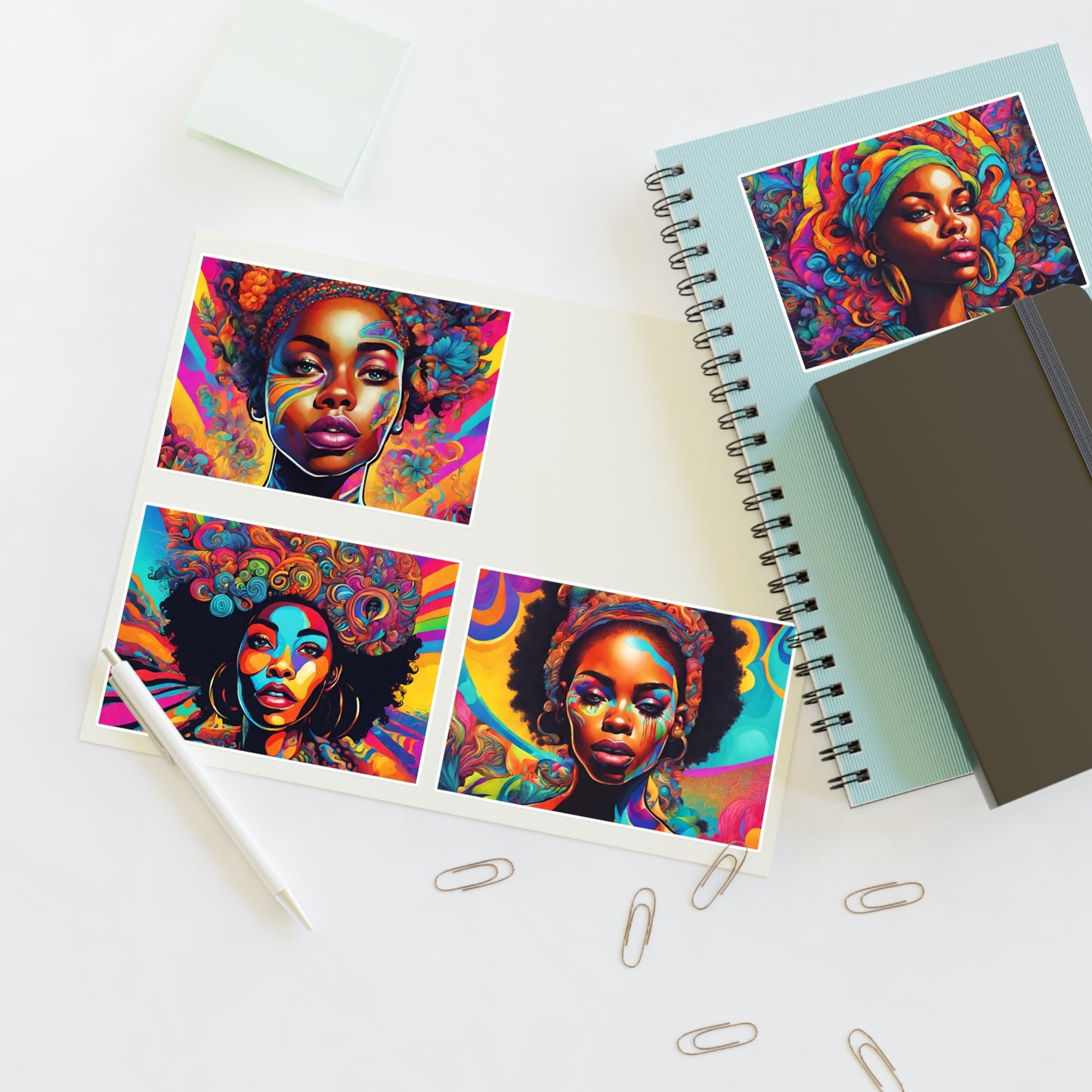Vibrant Visions V1 Sticker Sheet | Decorative Decal | Hippsey Creations
