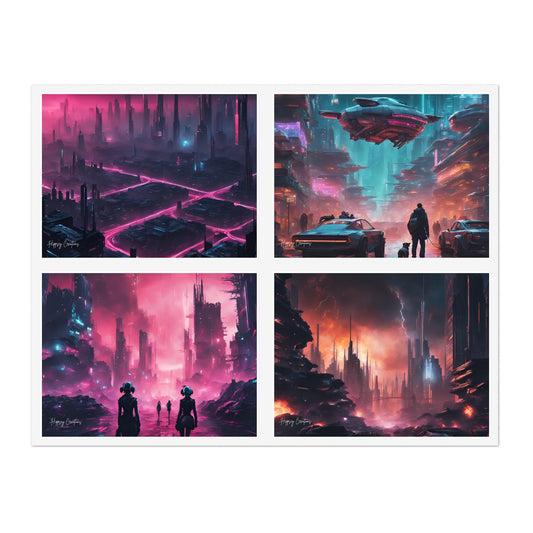 Synthwave Stories (City) Sticker Sheets