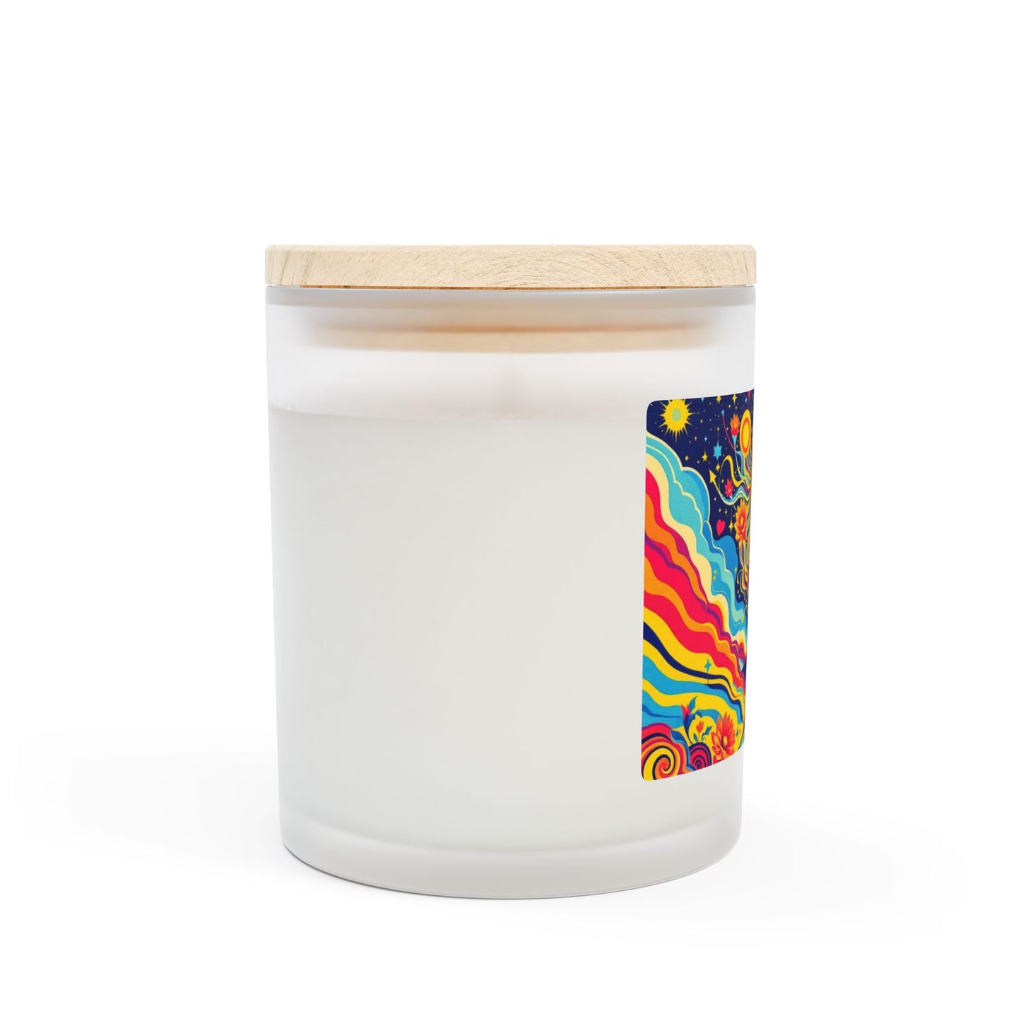 Free Spirit Wooden Wick Candle | 11oz Coconut-Soy | Hippsey Creations