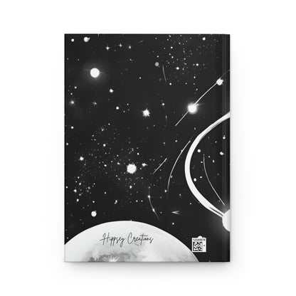 Nebula Dreams Hardcover Journal | 5x8 150 Pages | Hippsey Creationsc Galaxy Design