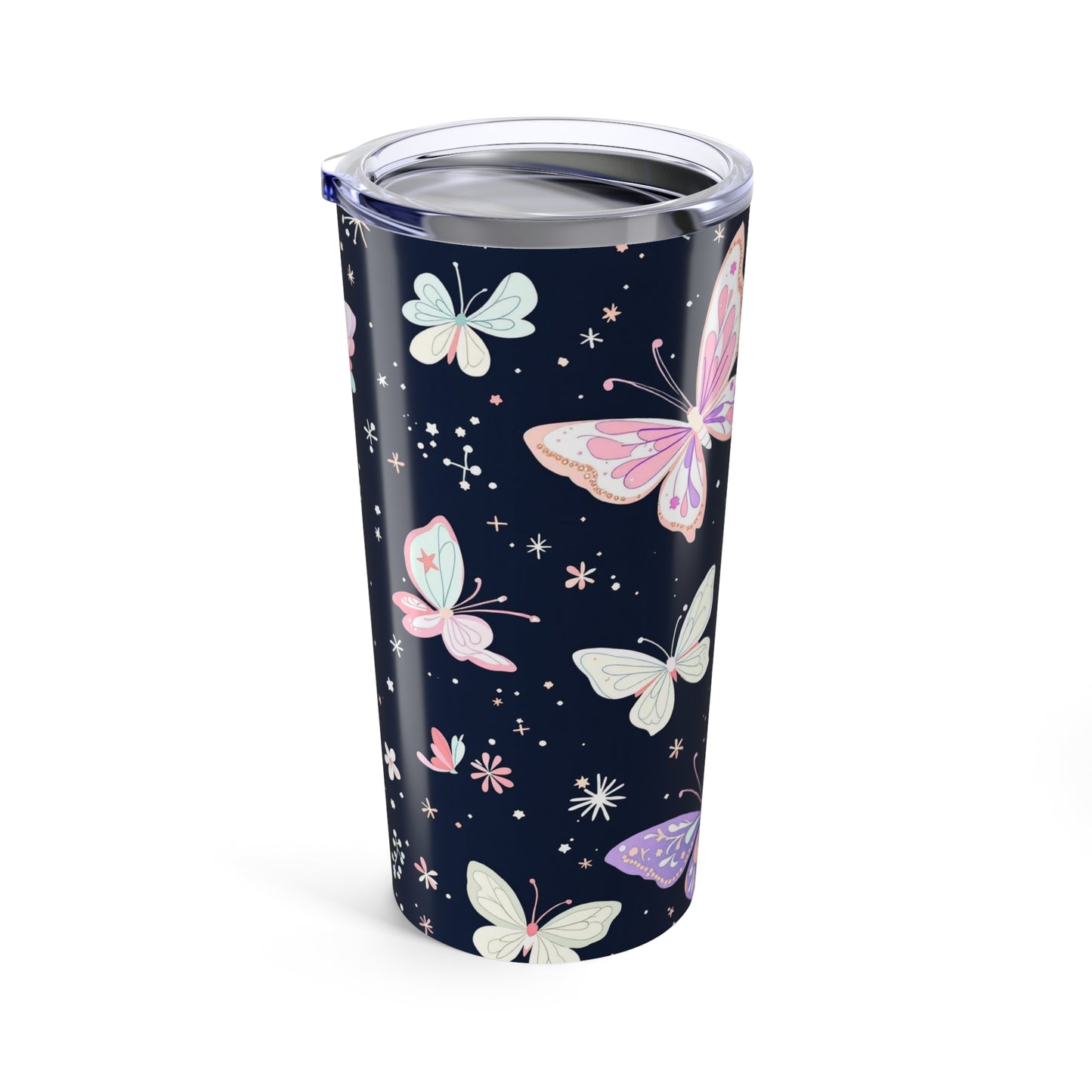 Butterfly Blossom Tumbler | 20oz Floral Beauty | Hippsey Creations