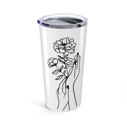 Pink Glam Studio But First Nails Tumbler | 20oz Stainless Steel | Hippsey Creations