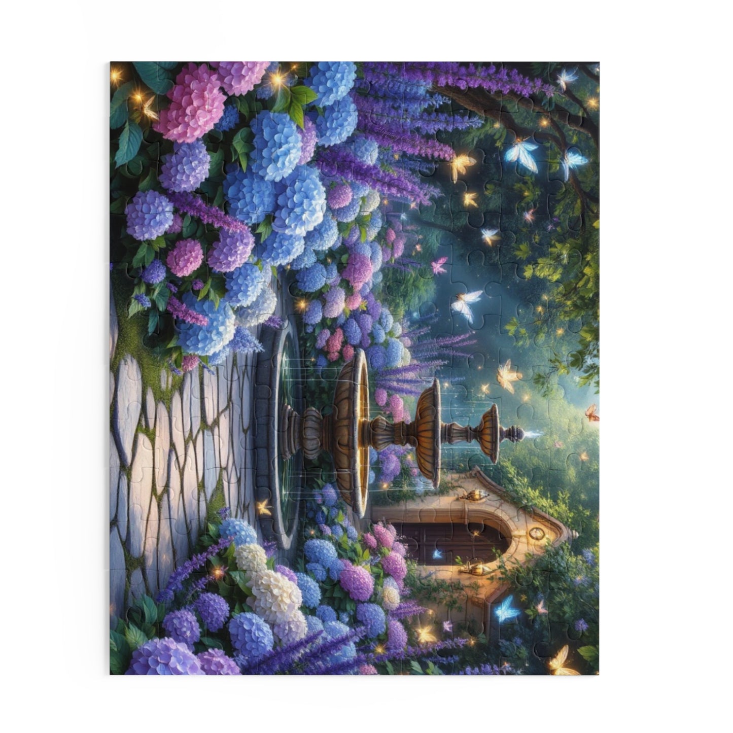Enchanting Flower Garden Puzzle | 120-500 Pieces | Hippsey Creations