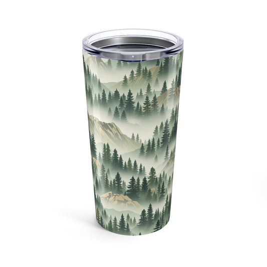 Mountain Mist Tumbler | 20oz Stainless Steel | Hippsey Creations