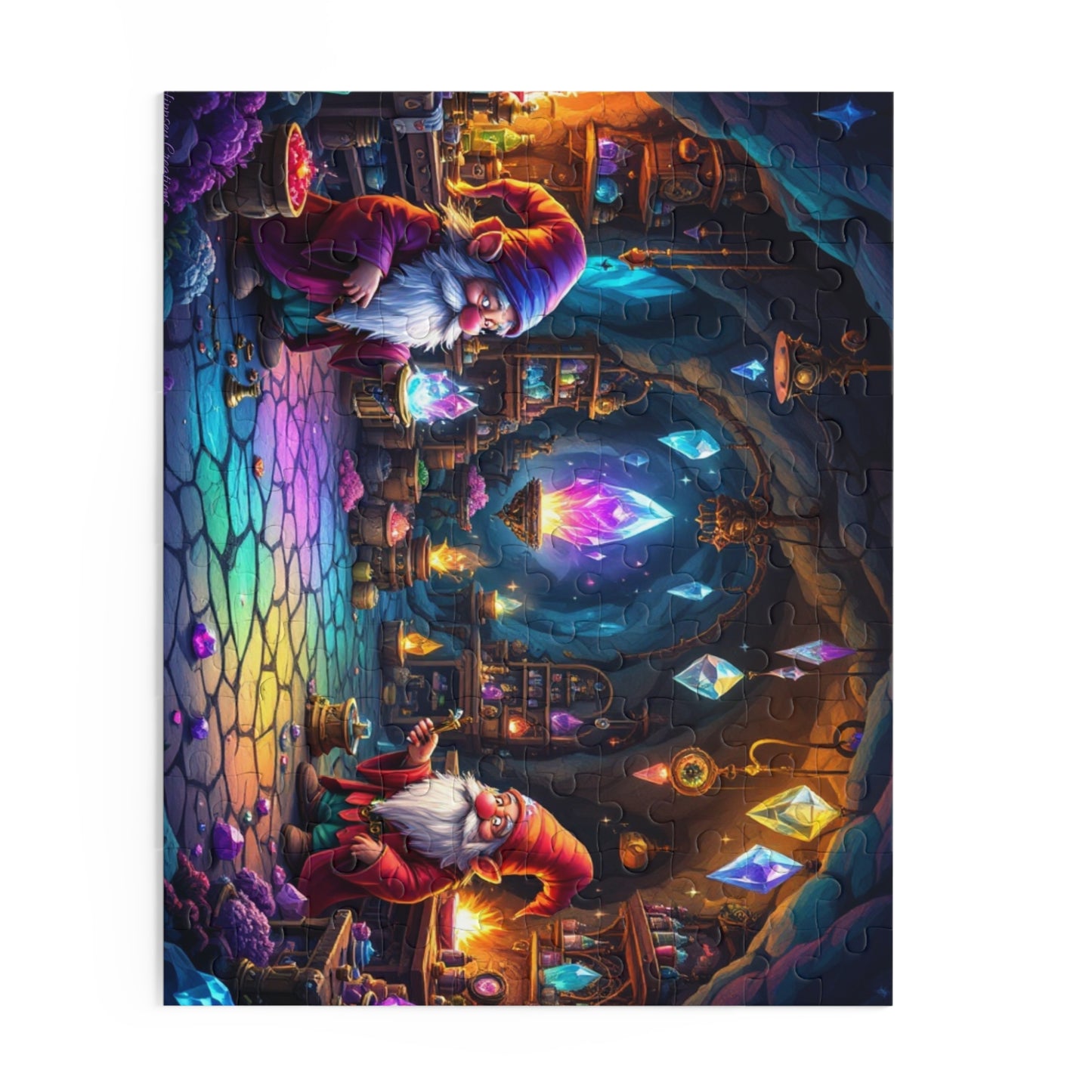 Enchanted Gnome Crystal Puzzle | 120-500 Pieces | Hippsey Creations