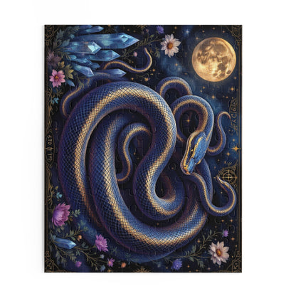 Serpentine Elegance Puzzle | 120-500 Pieces | Hippsey Creations
